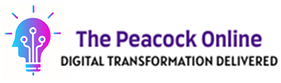 The Peacock Online logo - Digital Transformation Delivered